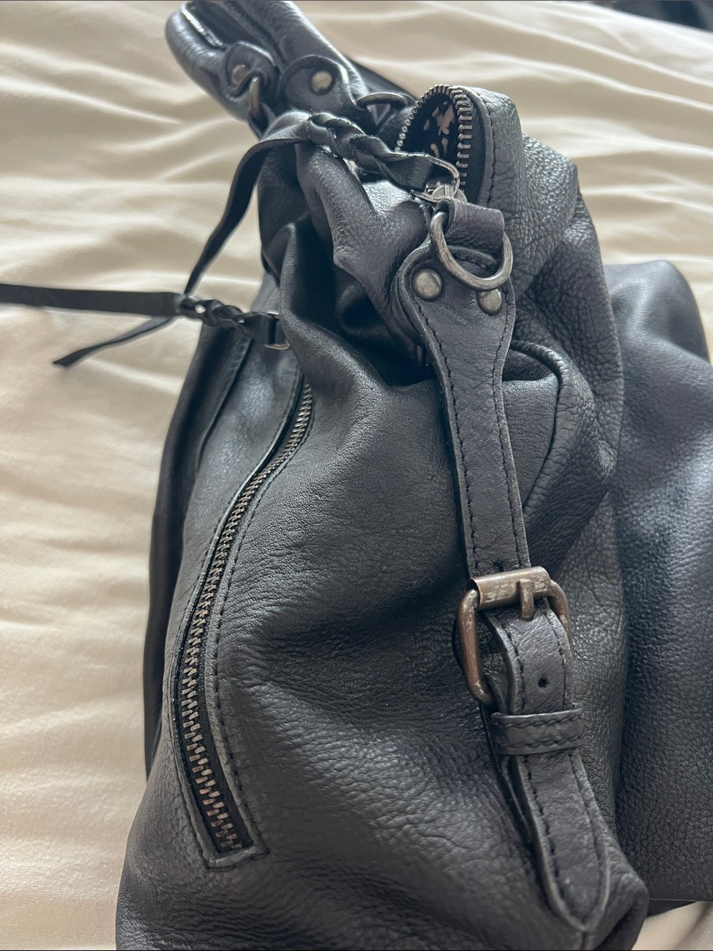 Free People Emerson Bag Black (no metal hangtag/no crossbody strap) RT $248 - Picture 11 of 11